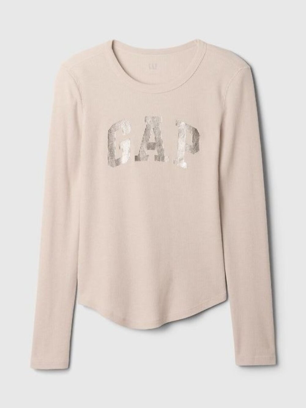 GAP Waffle-Knit Crewneck T-Shirt S